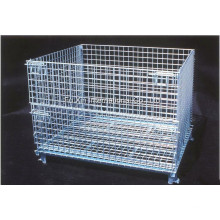 Lager stapelbar Stahldraht Mesh Paletten Käfig / Storage Cage